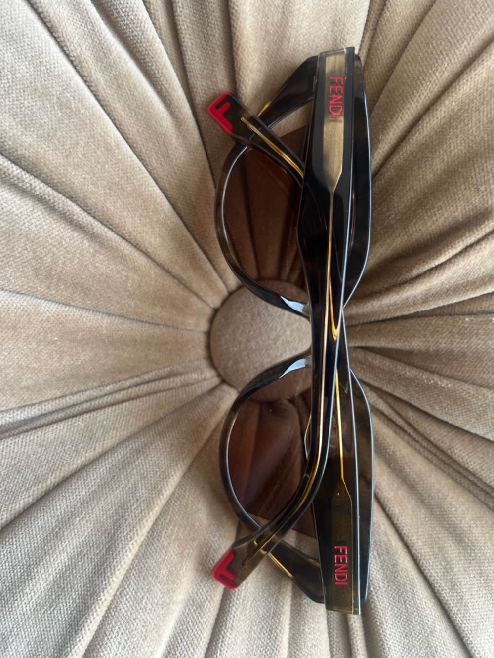 Fendi Way Havana Brown Cat-Eye Sunglasses - Picture 3 of 7